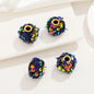 Fabric Glitter Sequin Spacer Beads 16mm 50pcs 20