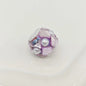 Embellished Bubblegum Beads 16mm Faceted Mini Pearl Paved 4pcs 11
