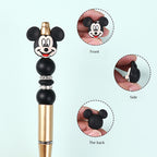 Silicone 3D Focal Beads Mickey Minnie Iconic Characters Vibrant Colors 2