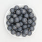 15mm Glitter Silicone Round Beads with 2.5mm Hole 50pcs 10