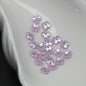 Pearl Four Petal Flower Acrylic Beads 7mm Colored Imitation 100pcs 2