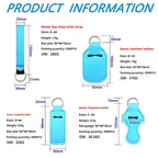 Neoprene Wristlet Keychain Comfortable Soft Loop 135mm