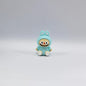 Silicone 3D Focal Beads Bunny Character Sitting Pose 20pcs 14