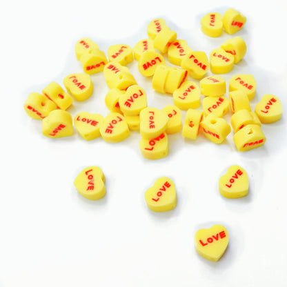 Animal and Plant Series Flat Clay Beads Colorful Polymer 100pcs 28