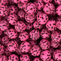 Animal Theme 15mm Silicone Beads Dog Bone Paw Print 50pcs