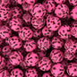 Animal Theme 15mm Silicone Beads Dog Bone Paw Print 50pcs