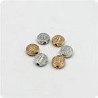 Jesus Portrait Metal Beads 9mm Vintage Alloy Medallion 50pcs 4