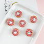 Cute 16mm Acrylic Double-Sided Printed Cookie Round Beads 20pcs 9