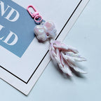 Acrylic Feather Keychain Iridescent Pastel Butterfly Charm 7