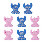 Silicone Focal Beads Stitch Character Front View 20pcs 10