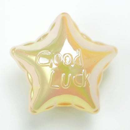 UV Finish Jelly Five-Pointed Star Acrylic Beads 25x16mm 50pcs 11