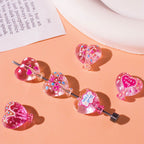 Heart Balloon Acrylic Beads 22mm Decorative 20pcs 2