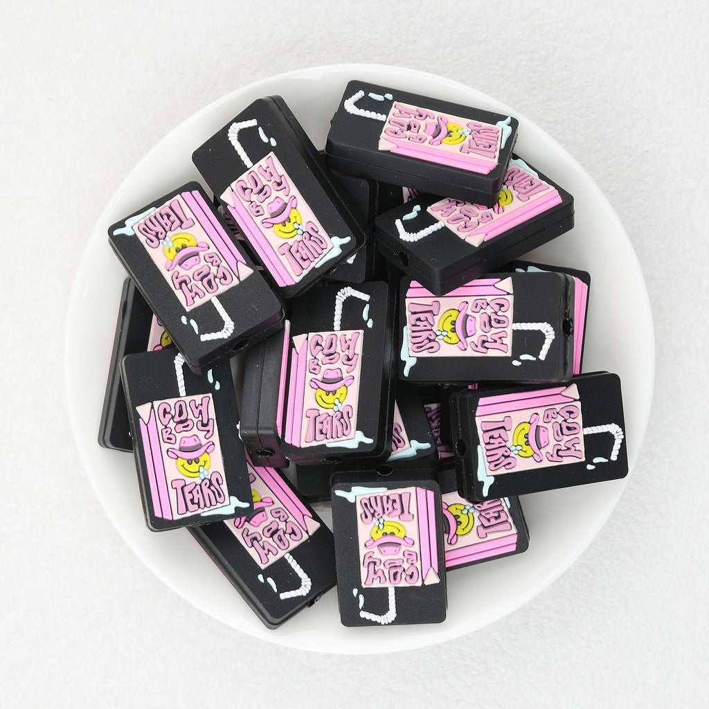Cowboy Tears Silicone Focal Beads 20pcs  2