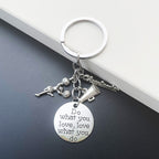 Alloy Cheerleader Keychain Silver Tone Sporty Mid Kick Charm 4