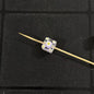 Daisy Pattern Acrylic Square Beads 14mm Pastel Colors 10pcs 3