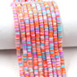 Flat Clay Beads 6mm Colorful Mixed Polymer Spacer 10strands 10