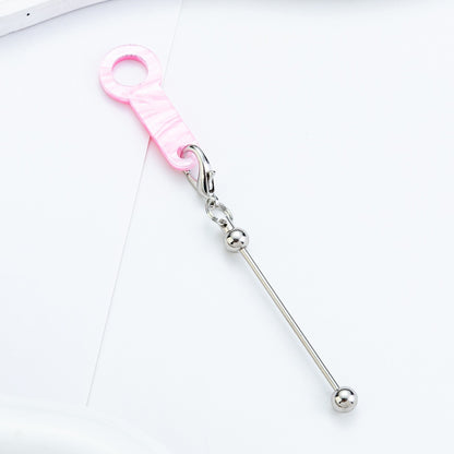 Beadable Cup Charms Glitter Marble Texture