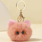 Plush Cat Keychain Faux Fur Soft 13cm 2pcs Set 15