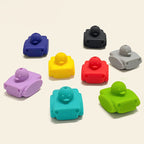 Silicone 3D Focal Beads Tank Duck Sitting in Tank 20pcs