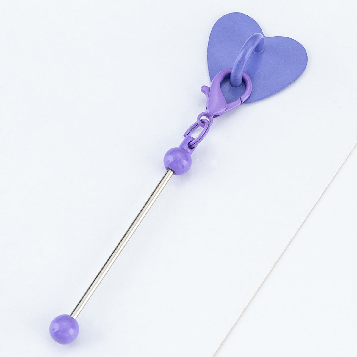 Beadable Metal Cup Charms Heart-shaped