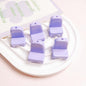 Small Chair Acrylic Beads 20x25mm Colorful Glossy 10pcs 8