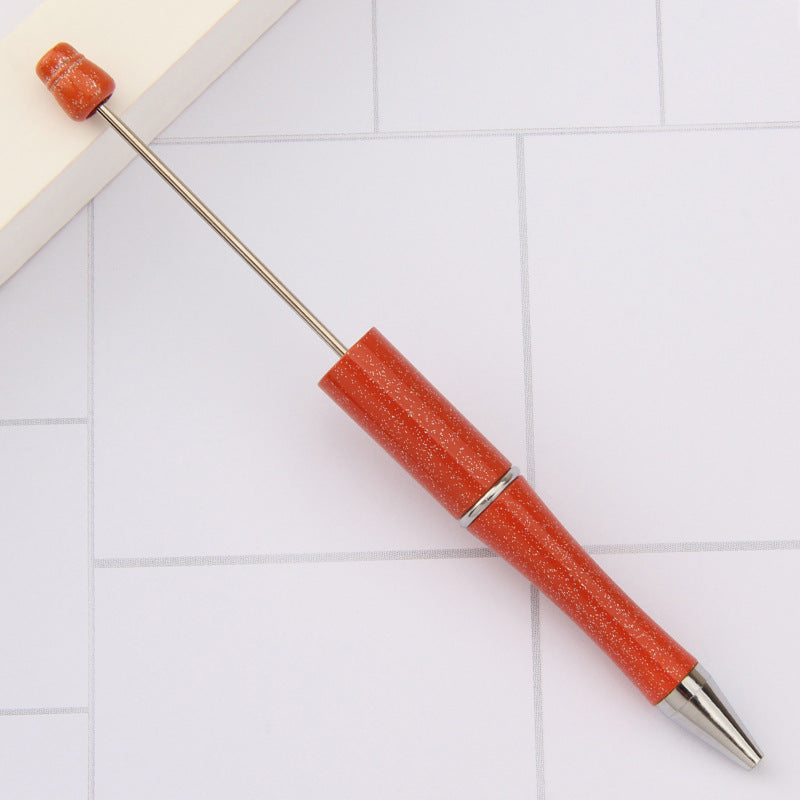 Glitter Beadable Pens Wholesale, Pearlescent Color Ballpoint Barrel Blanks, 11.5mm x 145mm