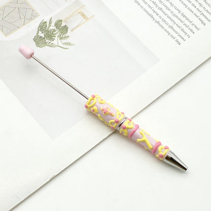 Beadable Pen Creative Candy Color Hand Painted Design  12