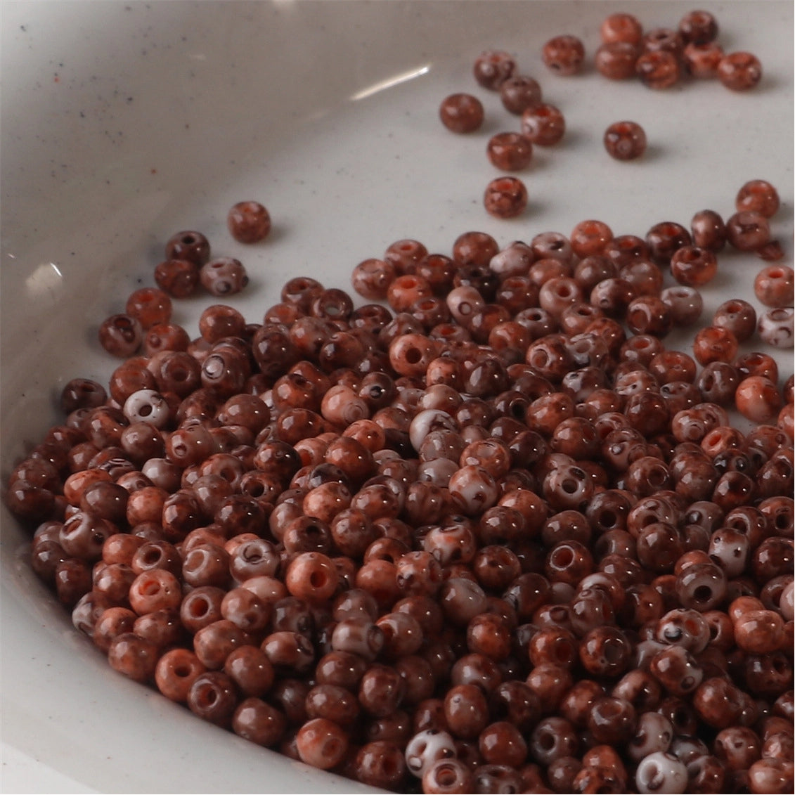 Premium Picasso Oil Painting Texture Seed Glass Beads 2mm 3mm 14