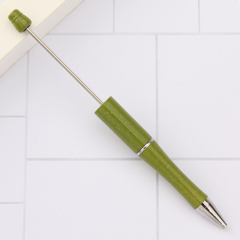 Glitter Beadable Pens Wholesale, Pearlescent Color Ballpoint Barrel Blanks, 11.5mm x 145mm