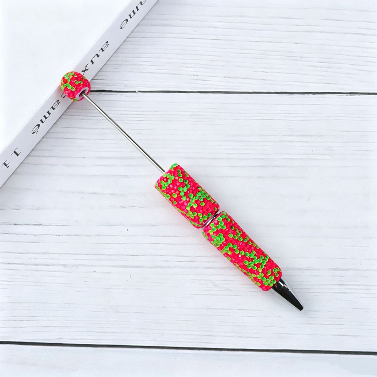 DIY Fluorescent AB Candy Color Rhinestones Beadable Pen 17