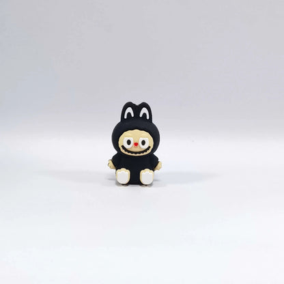 Silicone 3D Focal Beads Bunny Character Sitting Pose 20pcs 13