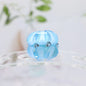 Flower Cluster Bubblegum Rhinestone Beads 16mm Pink Glitter Acrylic 5pcs 13
