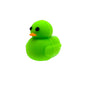 Silicone 3D Focal Beads Little Duck Vibrant Colors Glitter Speckled 3