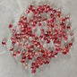 Czech Glass Teardrop Shaped Beads 6x8mm Iridescent Finish 2pcs 10