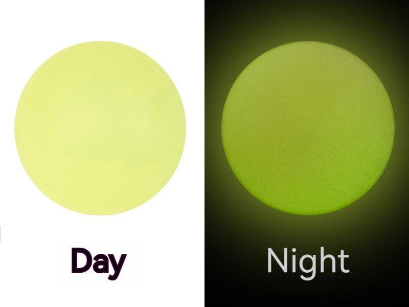 19mm Glow in Dark Silicone Beads Vibrant Colors 50pcs 9