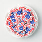 July 4th Independence Day Silicone Focal Beads 20pcs