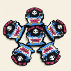 Silicone Focal Beads Halloween Skeleton Bold Bathtub Neon Text 20pcs