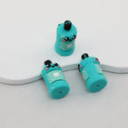 Silicone 3D Blue Mouthwash Bottle Focal Beads 20pcs