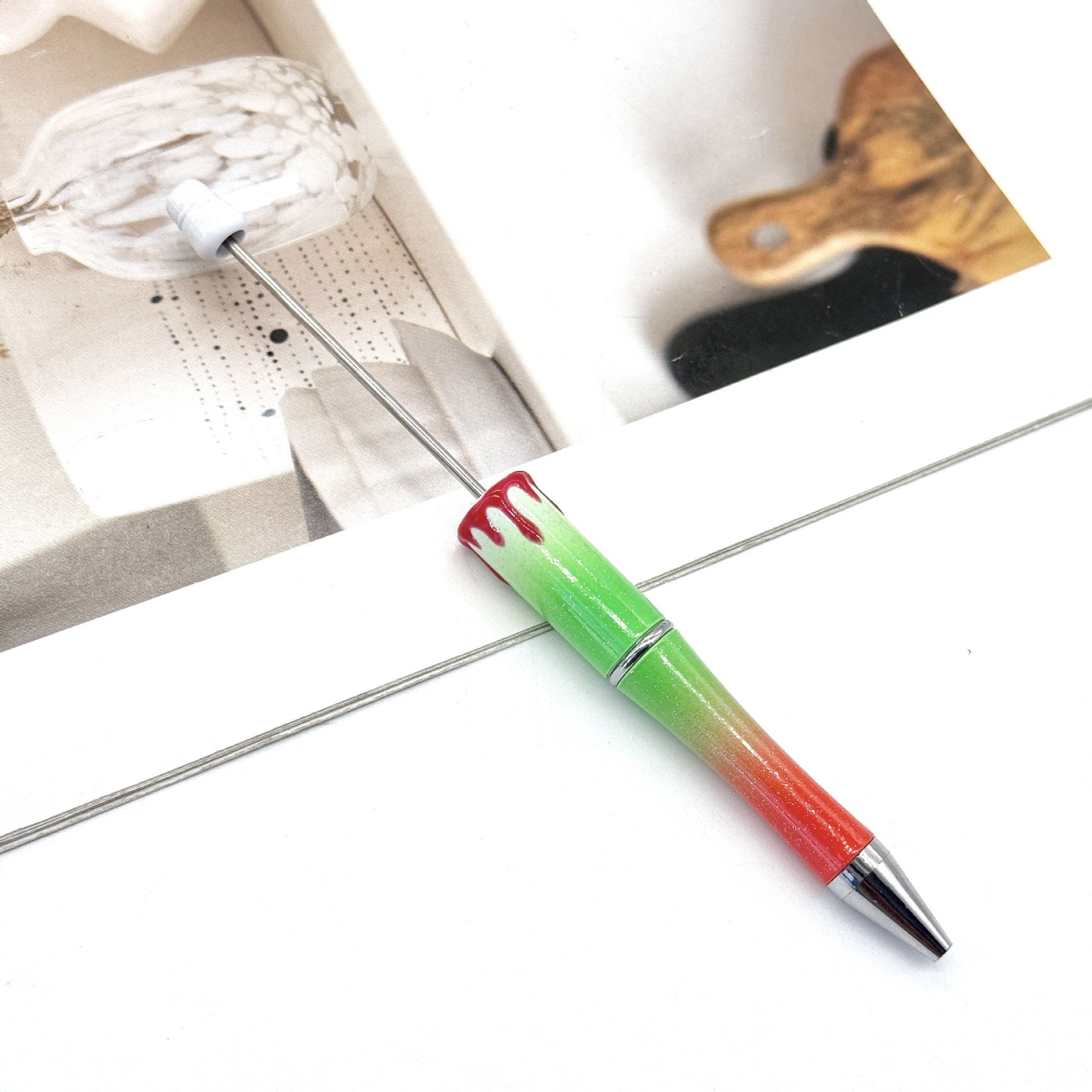 Beadable Pen Halloween Bloodprint Morandi Candy Color 14