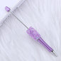 Beadable Pen with Creative Sequin Petal Decoration 15