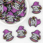 Silicone Focal Beads Halloween Witch Hat Coffee Design 20pcs
