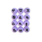 15mm Silicone Beads Zodiac Signs Astrology Theme Printed Design 50pcs 3
