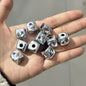 Silver Cloud Hello Kitty Acrylic Square Beads 14mm 10pcs 5