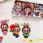 Labub Pattern Zip Lock Bags PVC Plastic Clear 18x10cm 10pcs