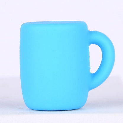 Silicone Focal Beads Cup Miniature Mug Handle Design 20pcs 9