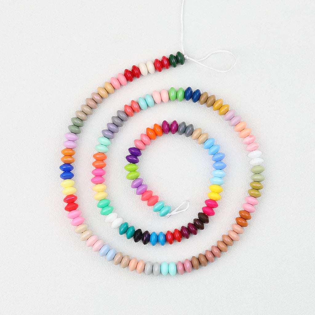 12mm Silicone Spacer Beads Color-Shifting Lentil Loose 50Pcs