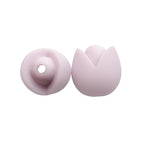 Lotus Silicone Beads Pastel Colors Soft Matte Finish 10pcs 37