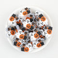 Halloween Ghost Pumpkin Cat Silicone Focal Beads 20Pcs  2