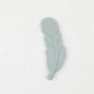Colorful Feather Shaped Silicone Beads 20pcs 18