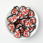Valentine Heart Candy Jar Silicone Focal Beads 20Pcs  2